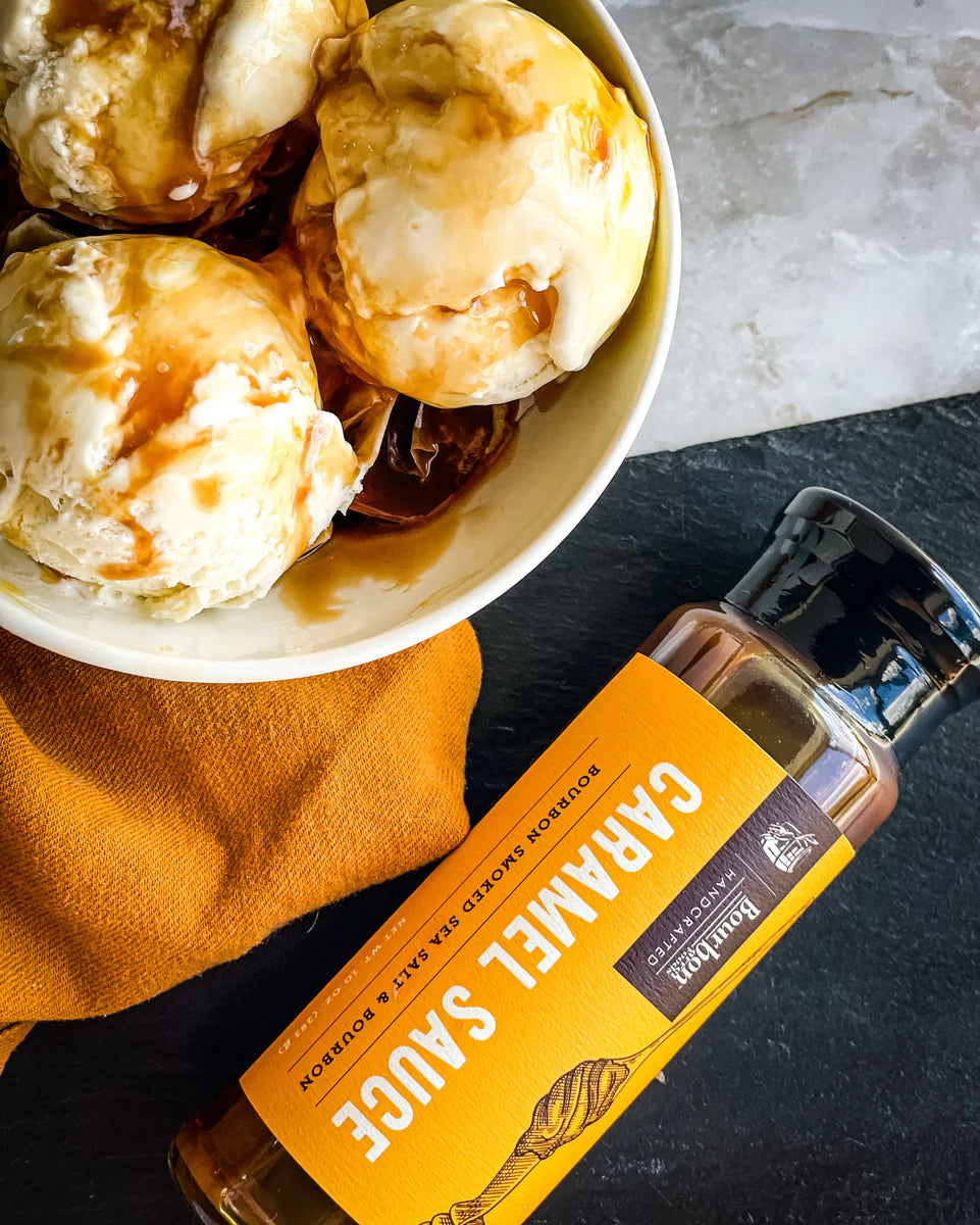 Bourbon Smoked Sea Salt & Bourbon Caramel Sauce
