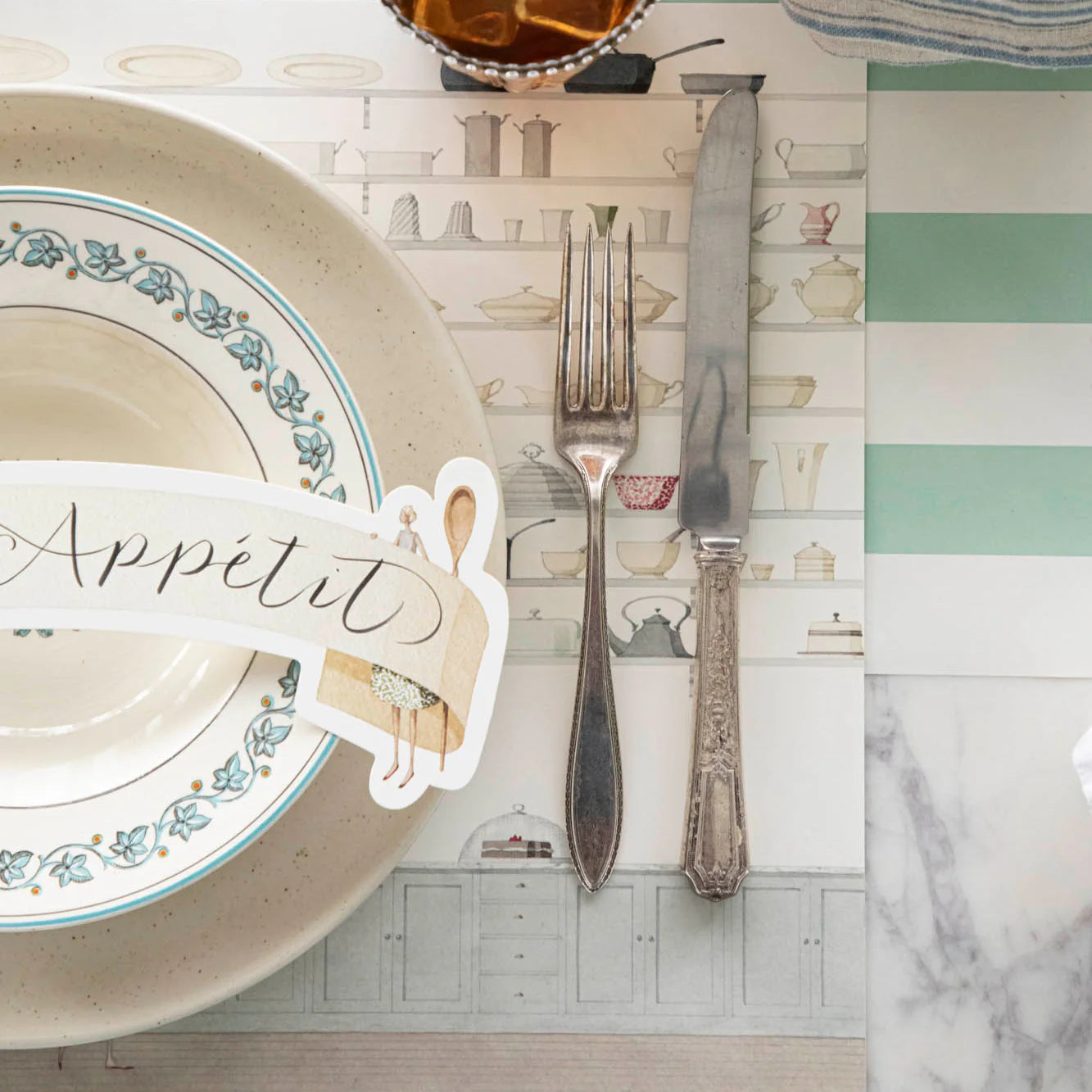 Two Cooks Banner Table Accent