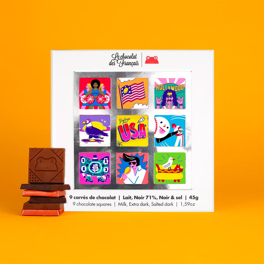 USA Chocolate Squares Box Set