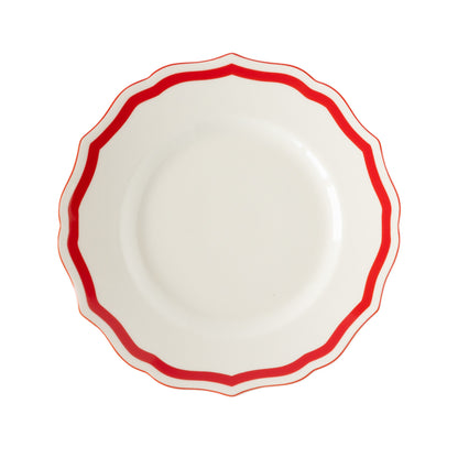 Red Icing on the Cake Salad Plate