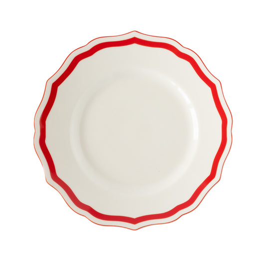 Red Icing on the Cake Salad Plate