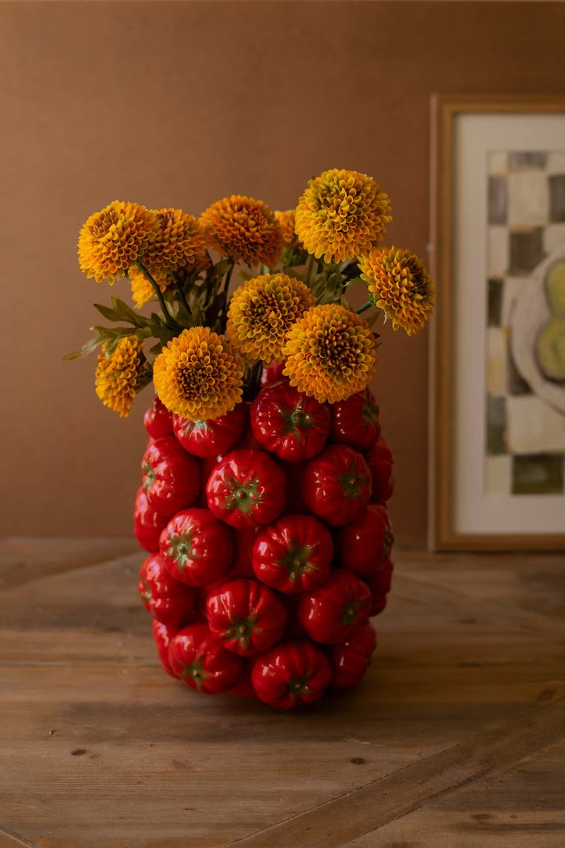Ceramic Produce Tomatoes Vase