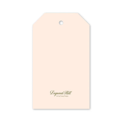 Swan Blooms Gift Tags
