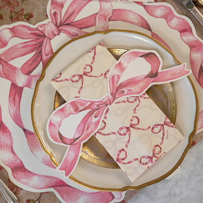 Pink Bow Table Accent
