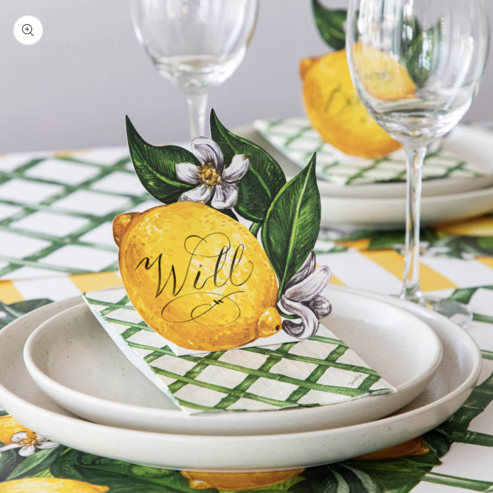 Lemon Place Card