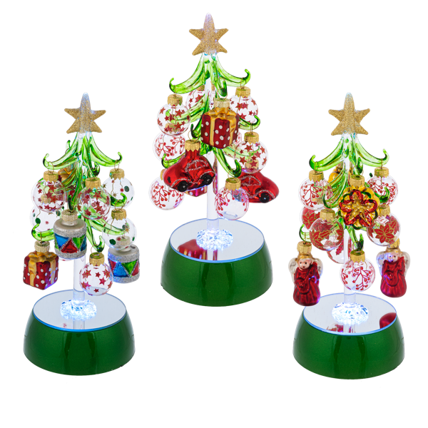 Light Up Christmas Tree w Ornaments