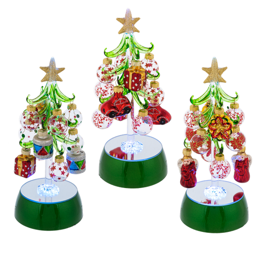 Light Up Christmas Tree w Ornaments