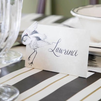 Crane Place Card