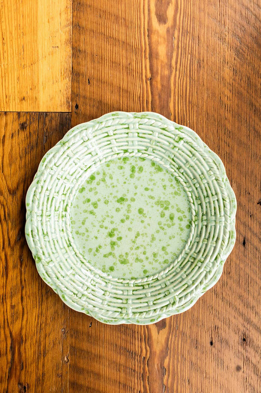 Tortoise Salad/Luncheon Plate - Mint