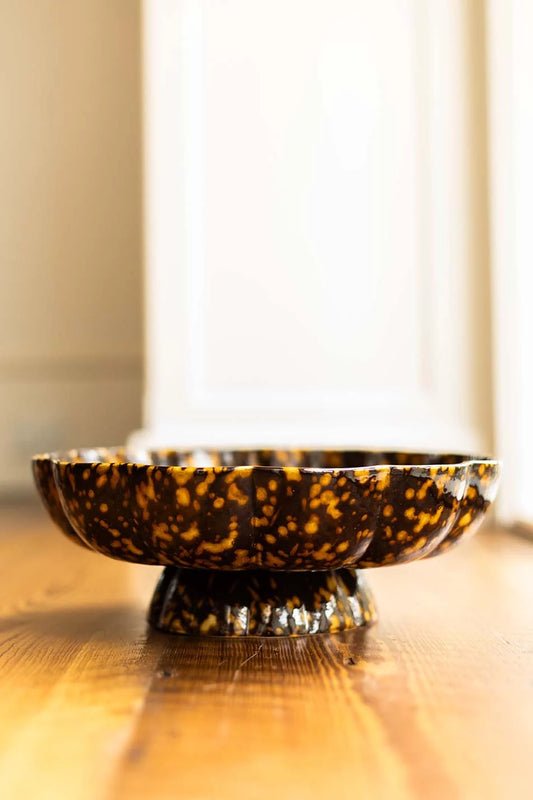 Tortoise Footed Bowl - Molasses