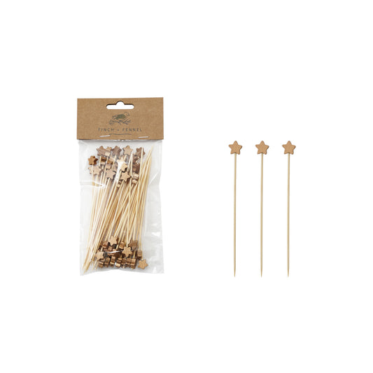 Bamboo Skewers - Star