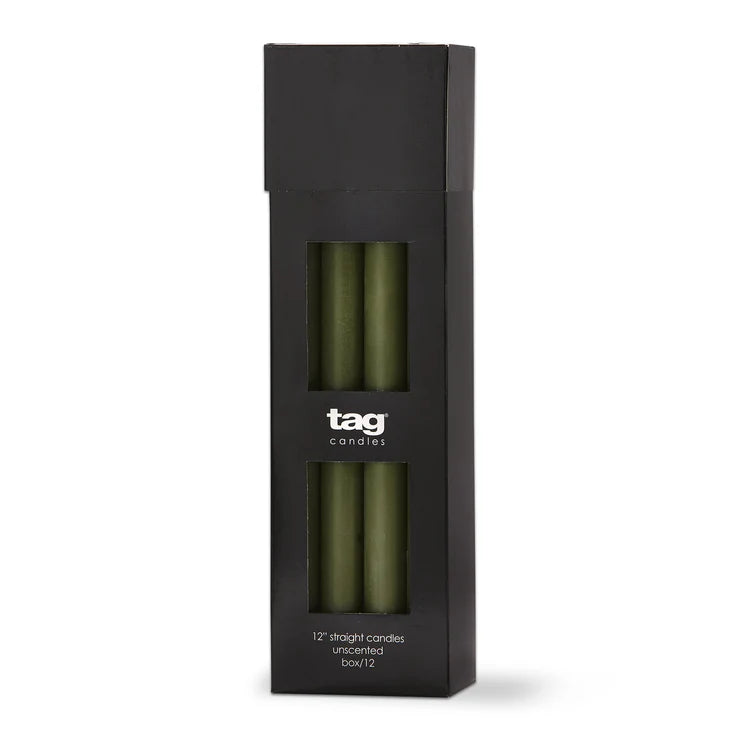 Straight Candle - Olive