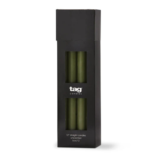 Straight Candle - Olive