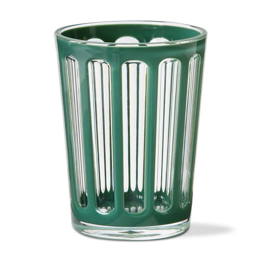 Acrylic Double Old Fashioned - Green
