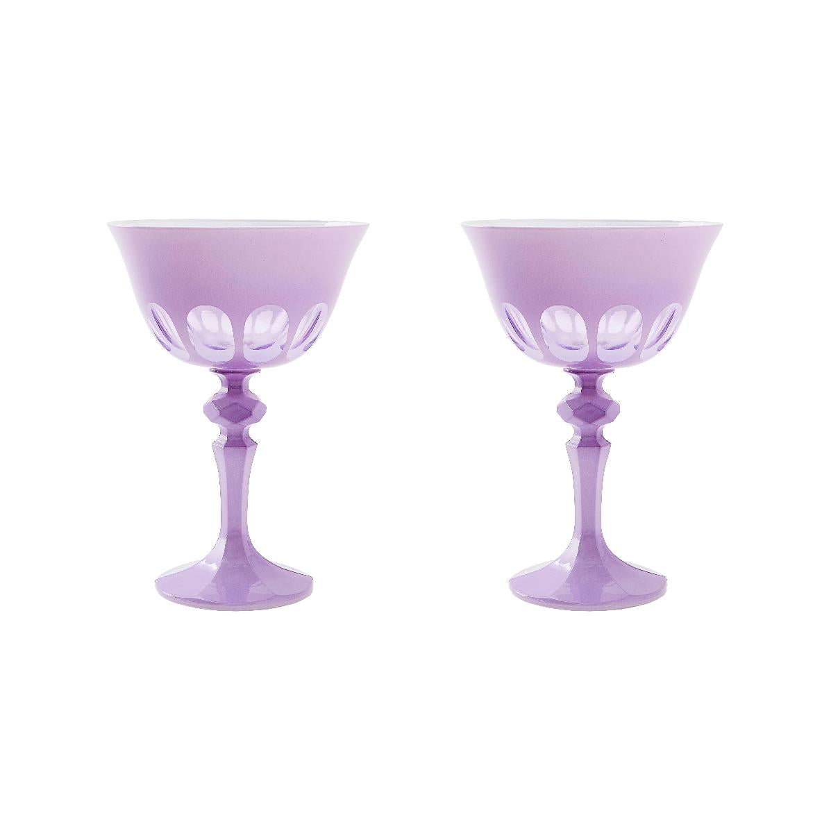 Rialto Glass Coupes Assorted Colors