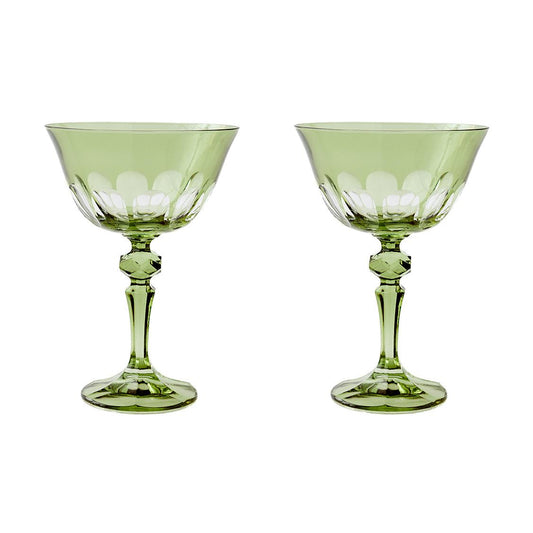 Rialto Glass Coupes Assorted Colors