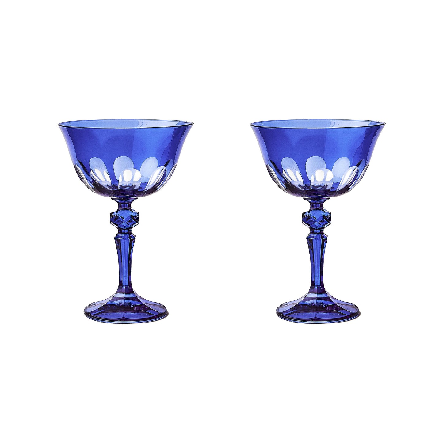 Rialto Glass Coupes Assorted Colors