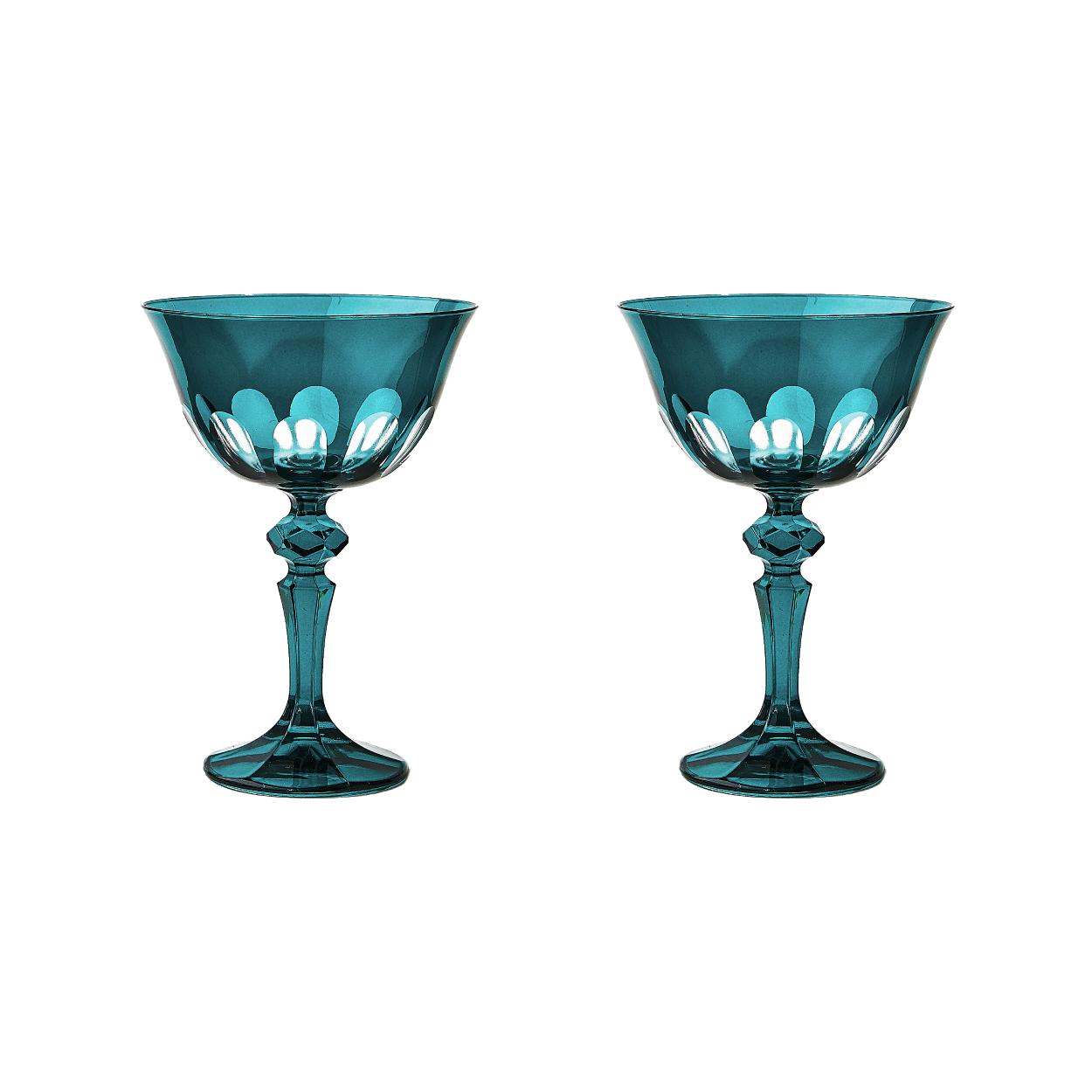 Rialto Glass Coupes Assorted Colors