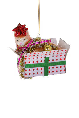 Christmas Kitty Ornament