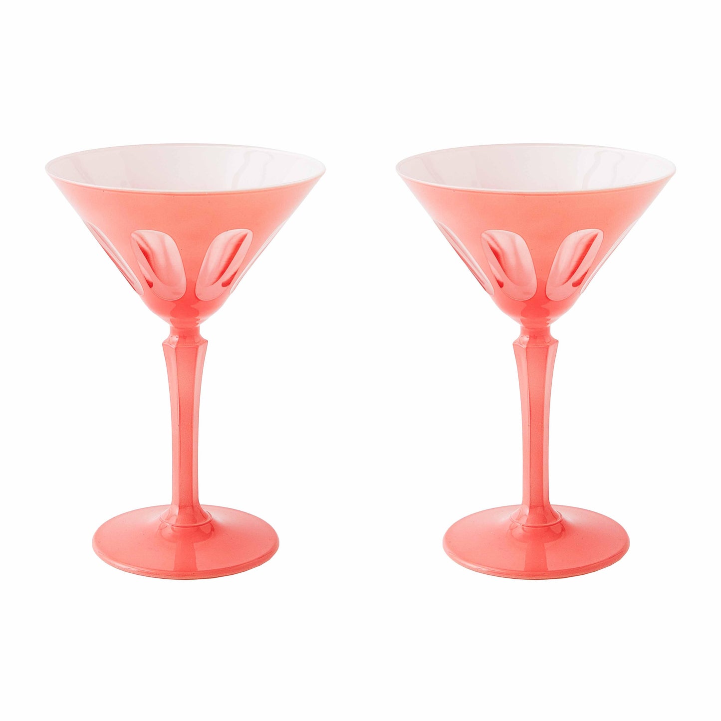 Rialto Glass Martini Salmon