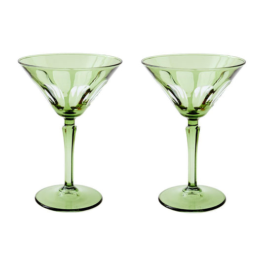 Rialto Glass Martini Assorted Colors