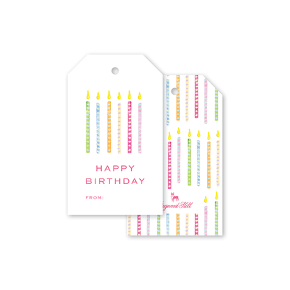 Funfetti Candles Gift Tags