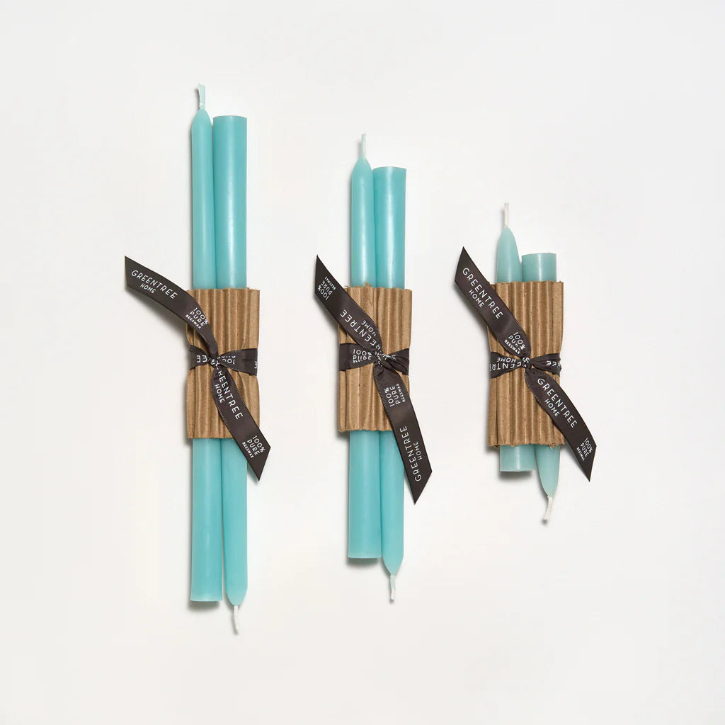 Square Tapers - Robin's Egg Blue