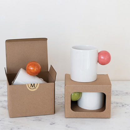 Stoneware Mug with Ball