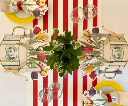 Die-cut Tulip Teapot Placemat