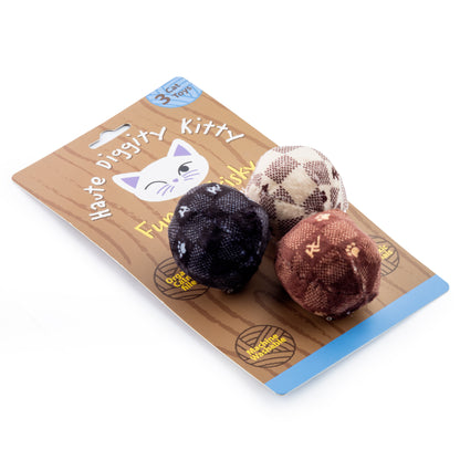 KV Balls (Checker) Catnip Toys