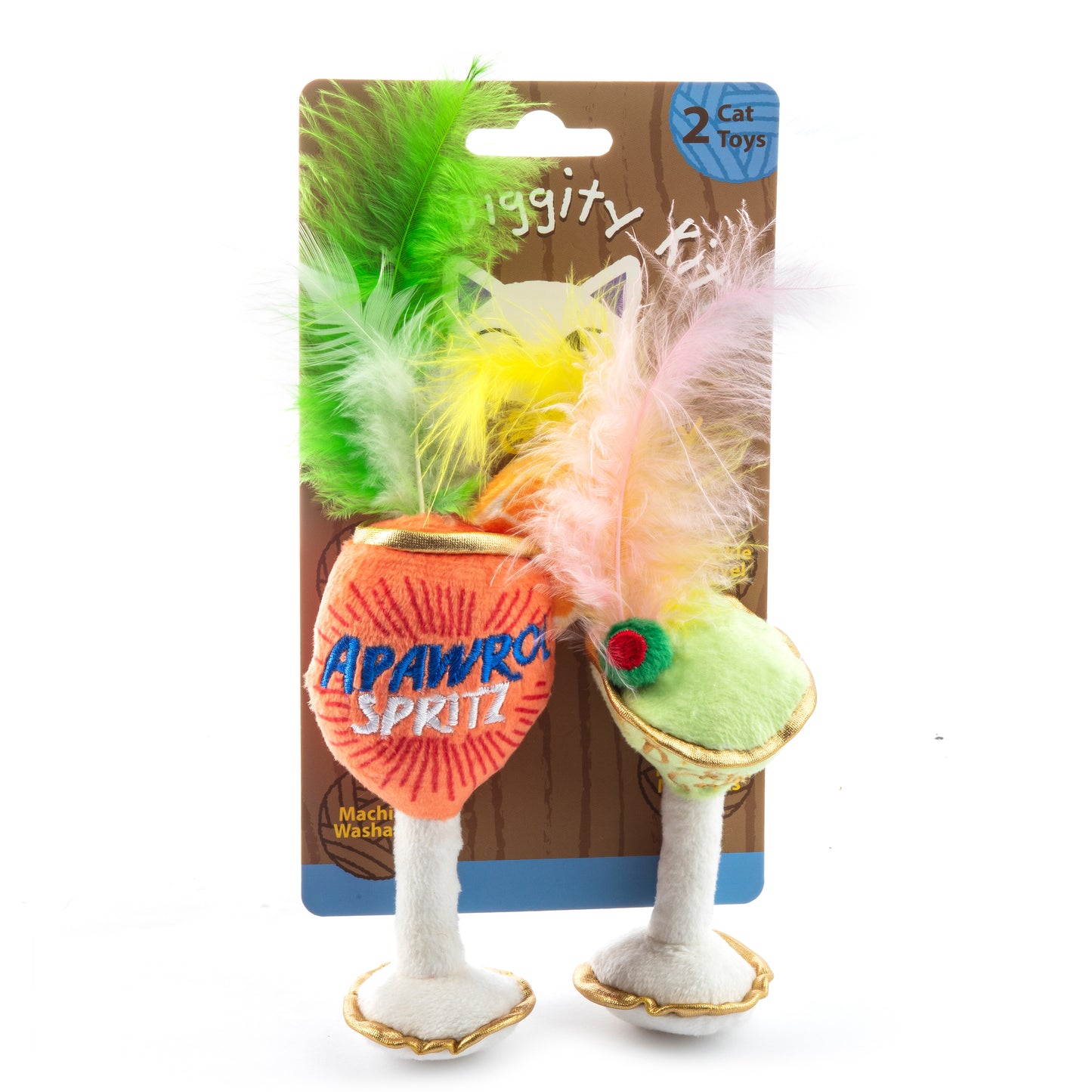Kitty Cocktails (2 cocktails) Catnip 3 Toys