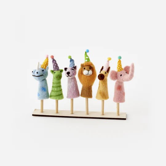 Party Animal Finger Puppet - Assorted