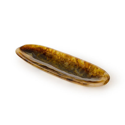 Marbleized Oval Tray