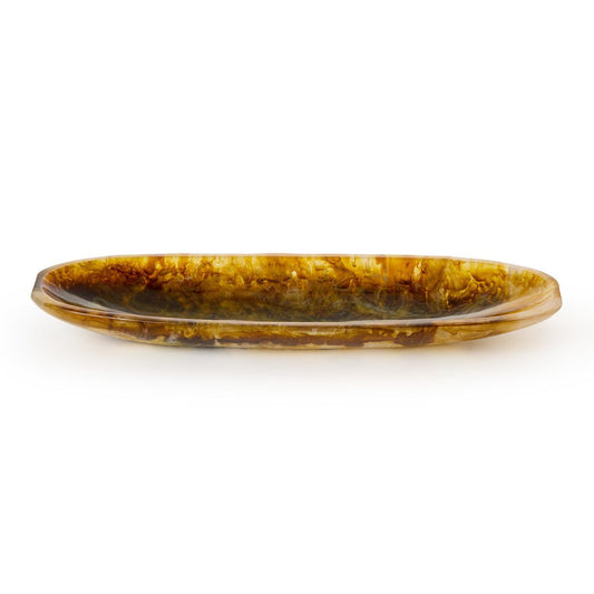 Marbleized Oval Tray