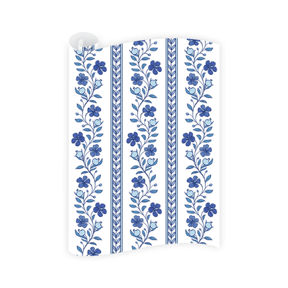 Bombay Blue Wrapping Paper Roll