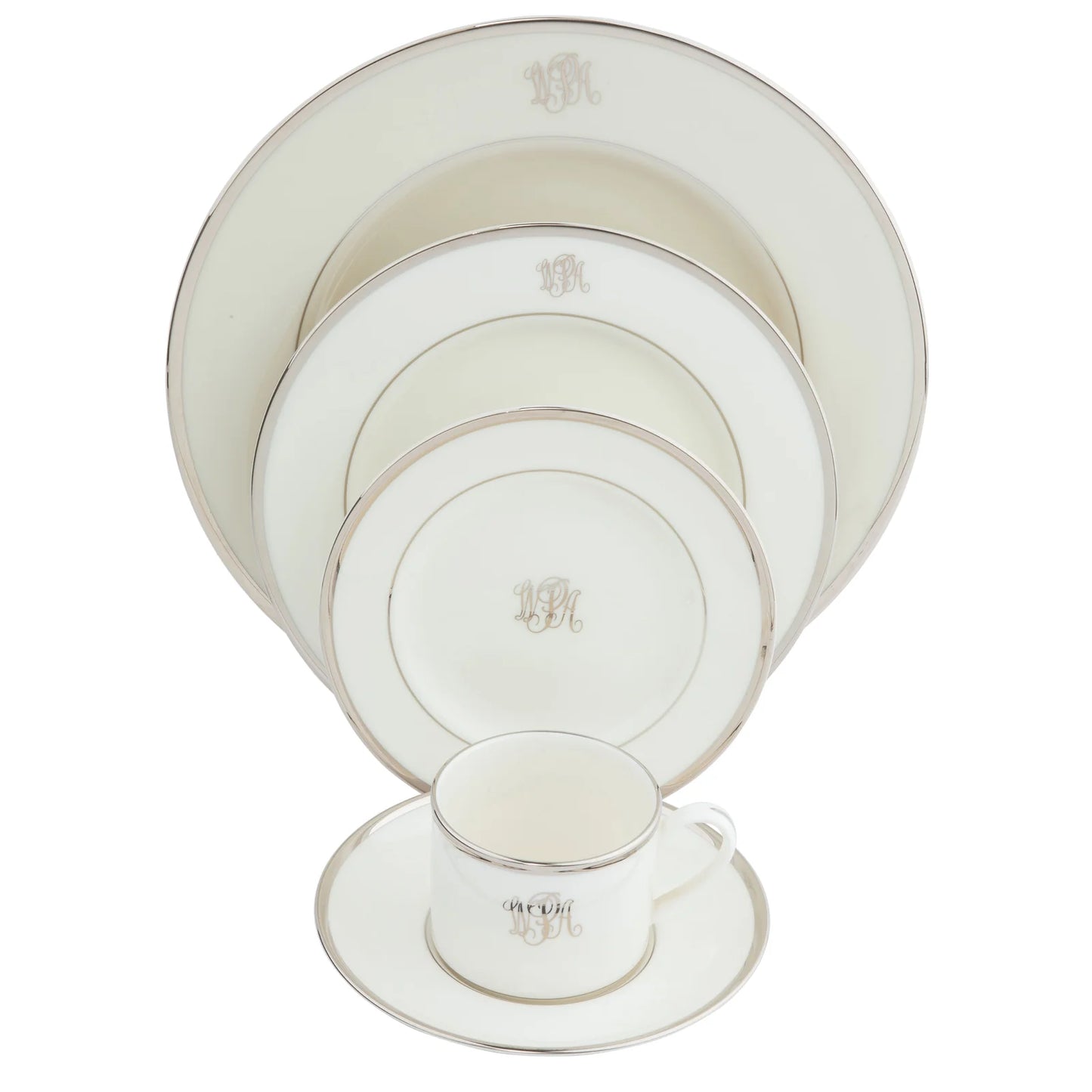 Signature Platinum 5 Piece Place Setting