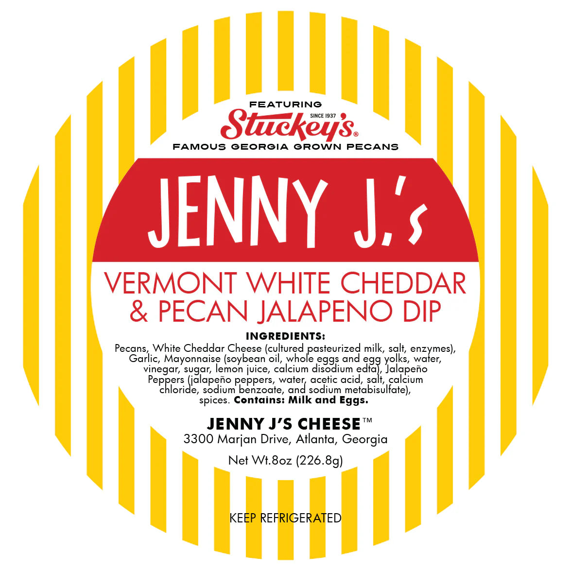 Vermont White Cheddar Jalapeño with Pecans Dip