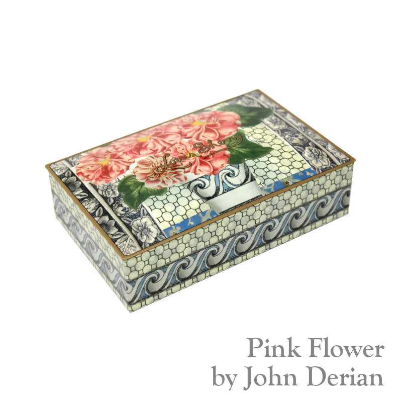 12-Piece Chocolate - John Derian Pink Flower