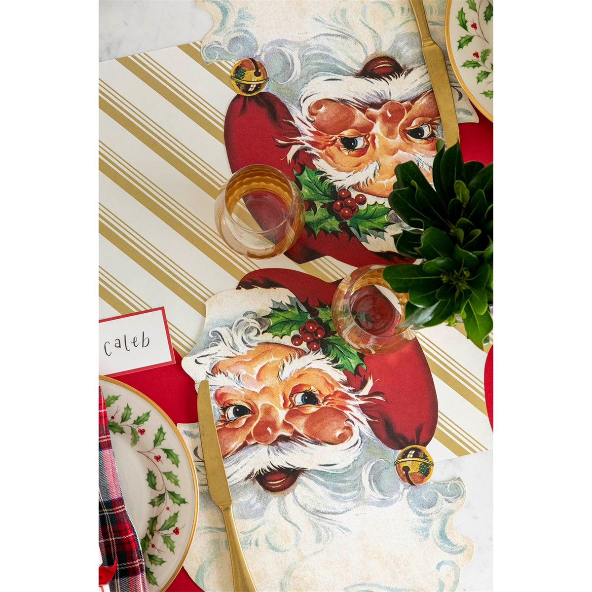 Die Cut Santa Placemats