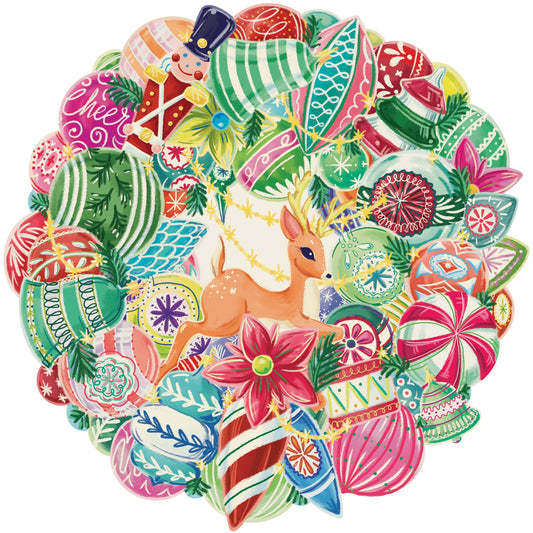 Yuletide Treasure Wreath Placemat