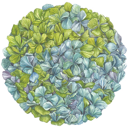 Die Cut Hydrangea Placemats