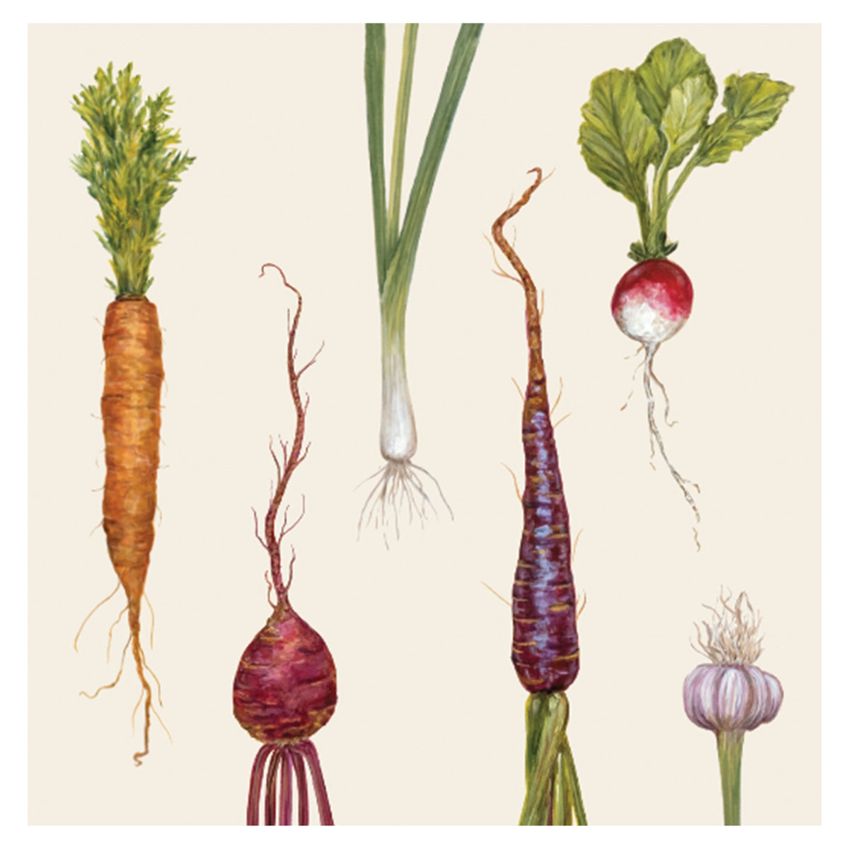 Farmers' Market Cocktail Napkin