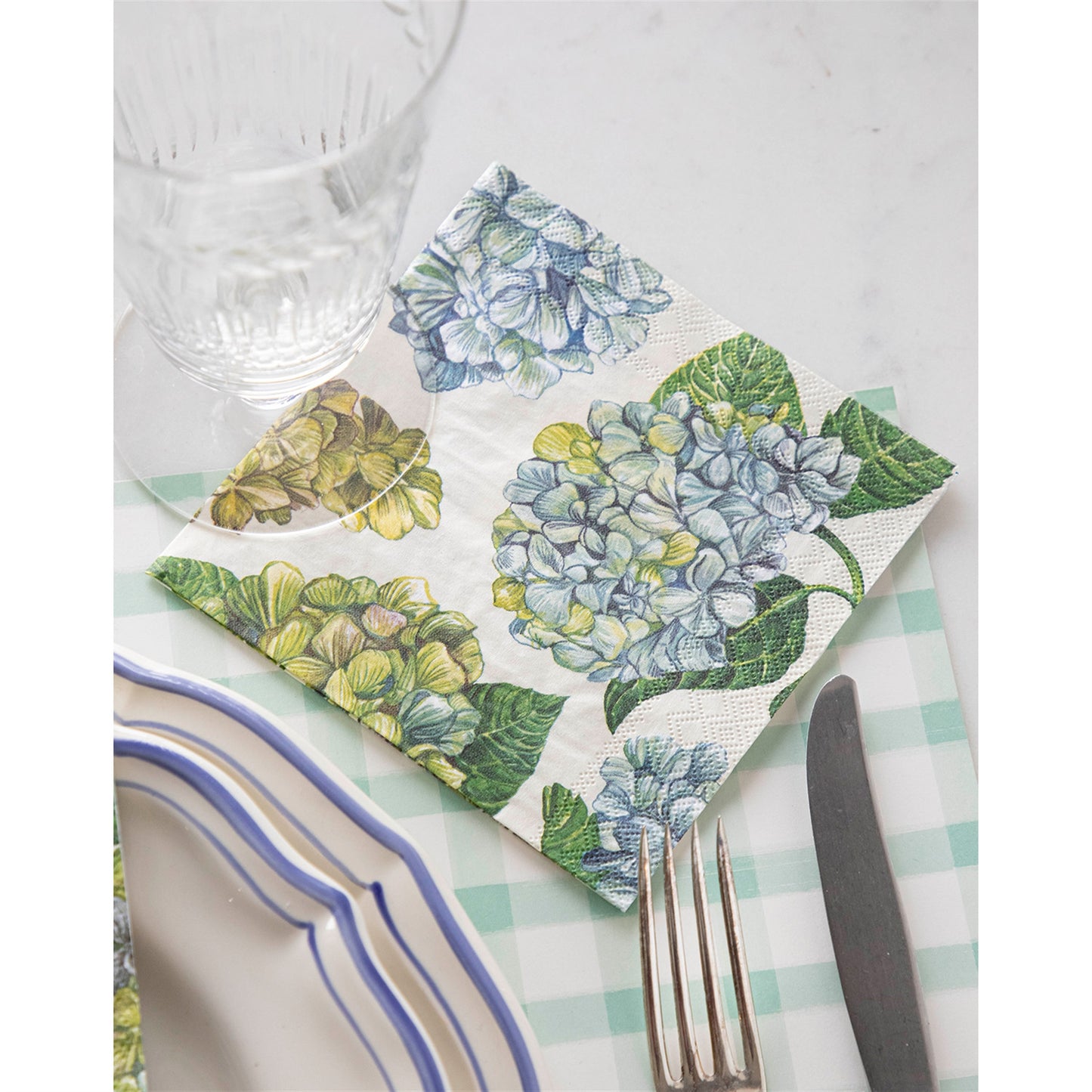 Hydrangea Cocktail Napkin