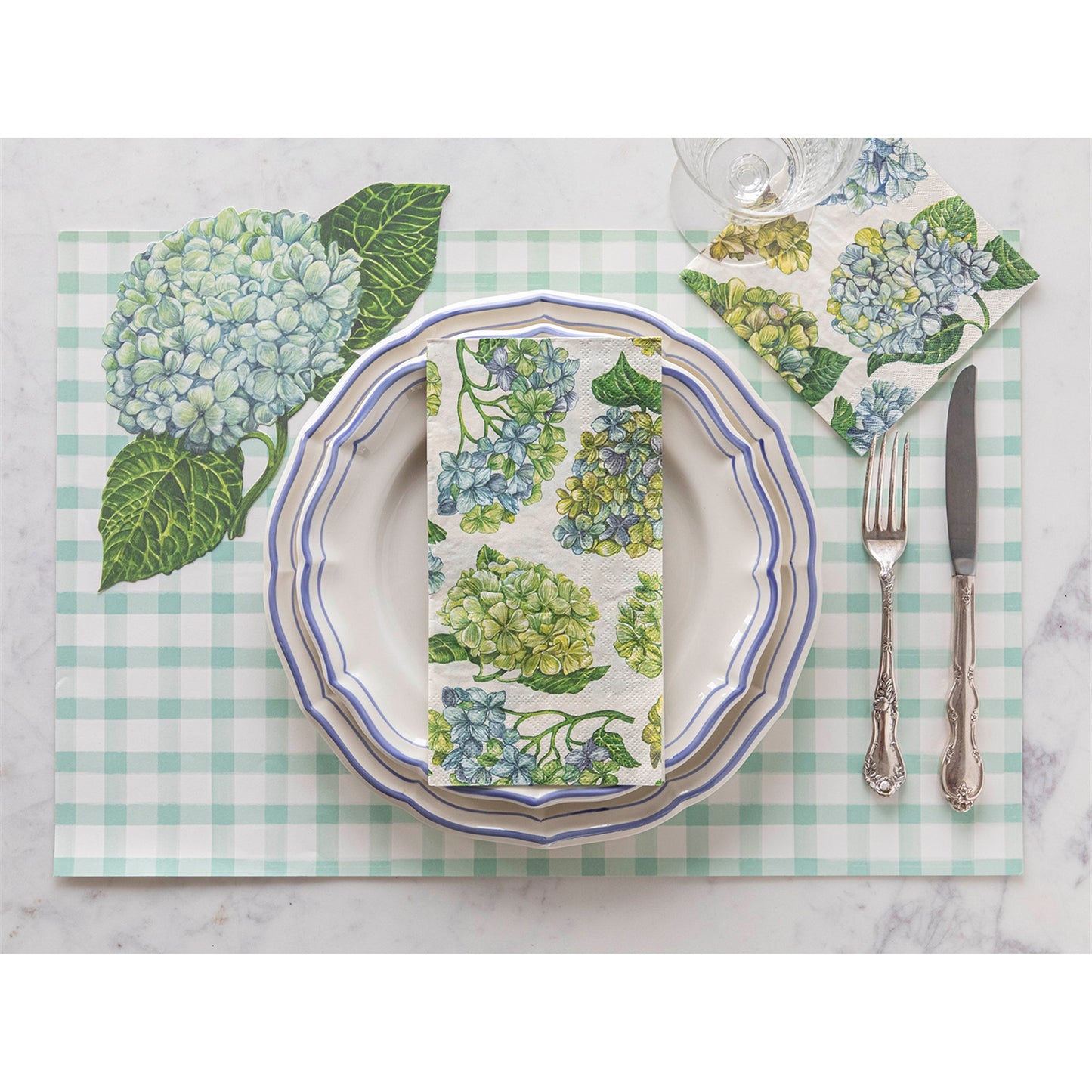 Hydrangea Guest Napkin