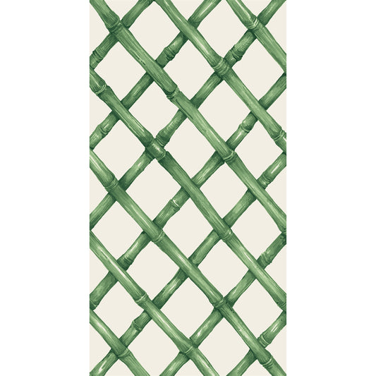 Green Lattice Guest Napkin