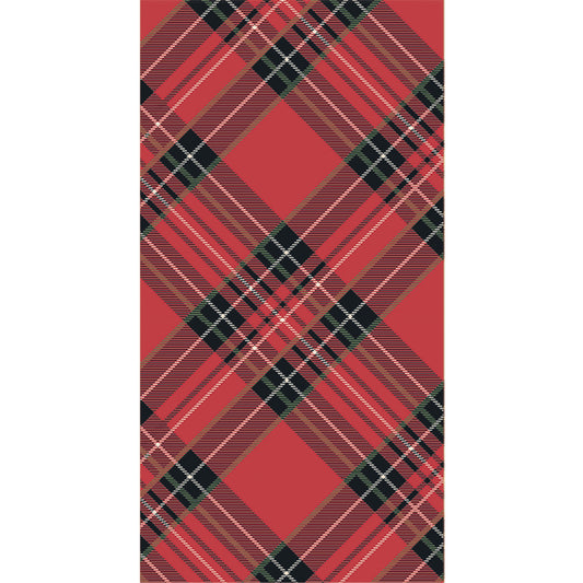 Red Plaid Guest Napkin