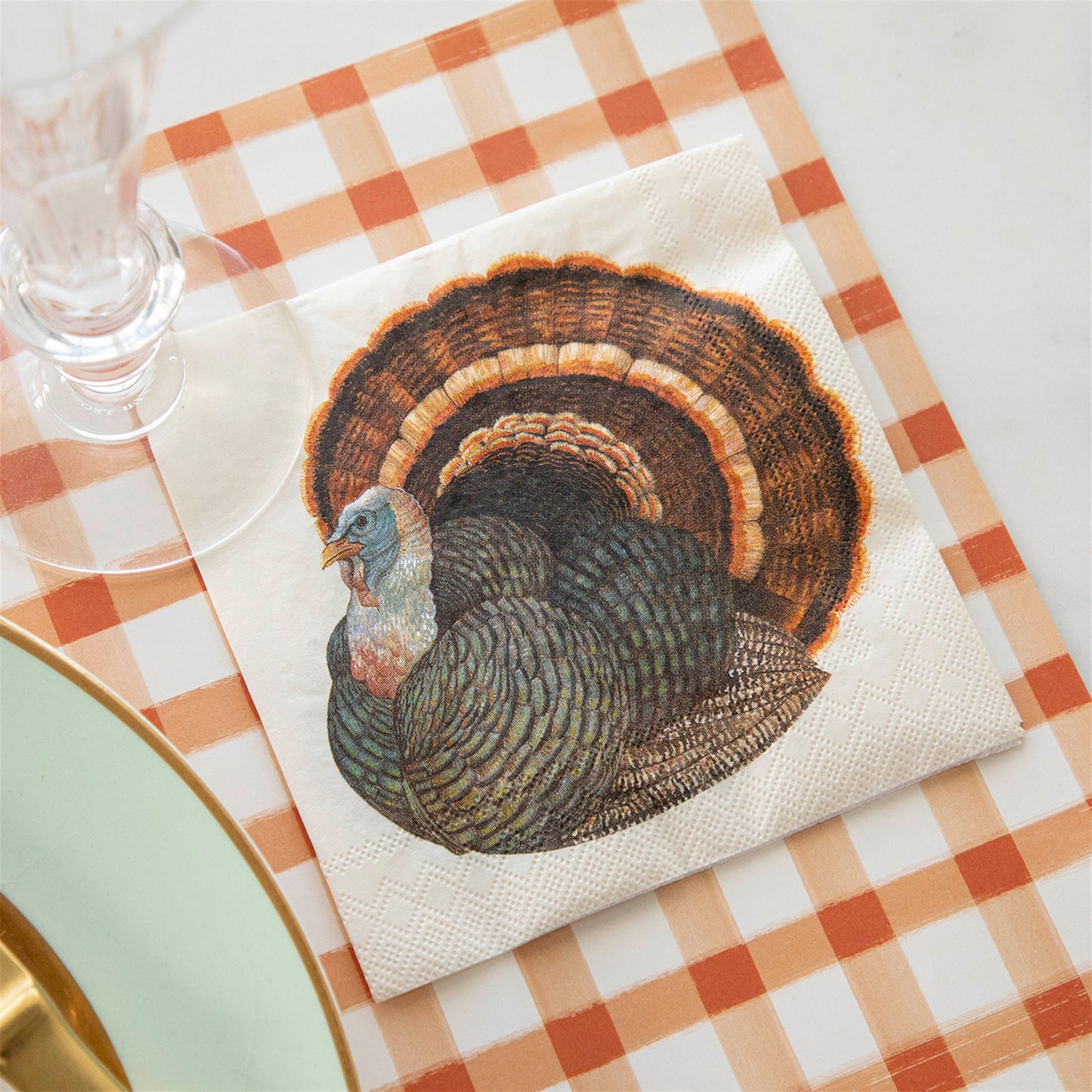 Heritage Turkey Cocktail Napkin