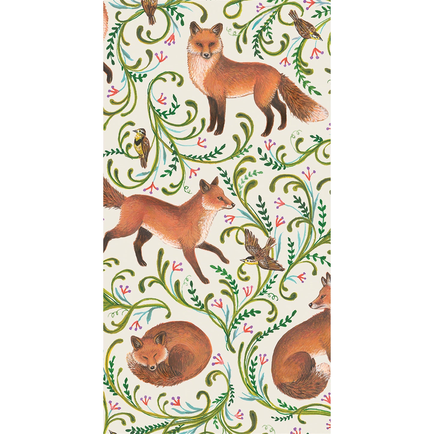 Fanciful Fox Guest Napkin