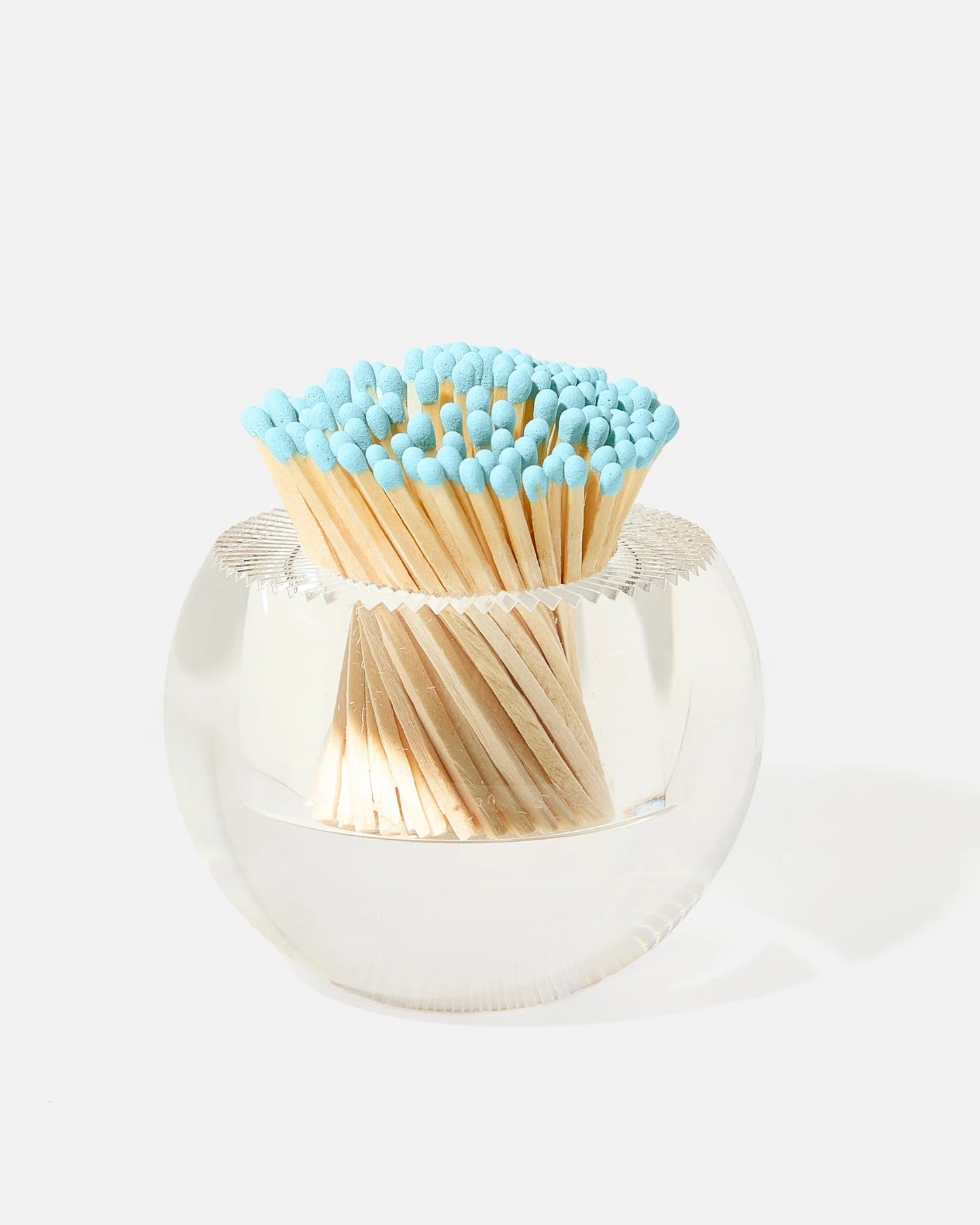 Match Strike Round Light Blue