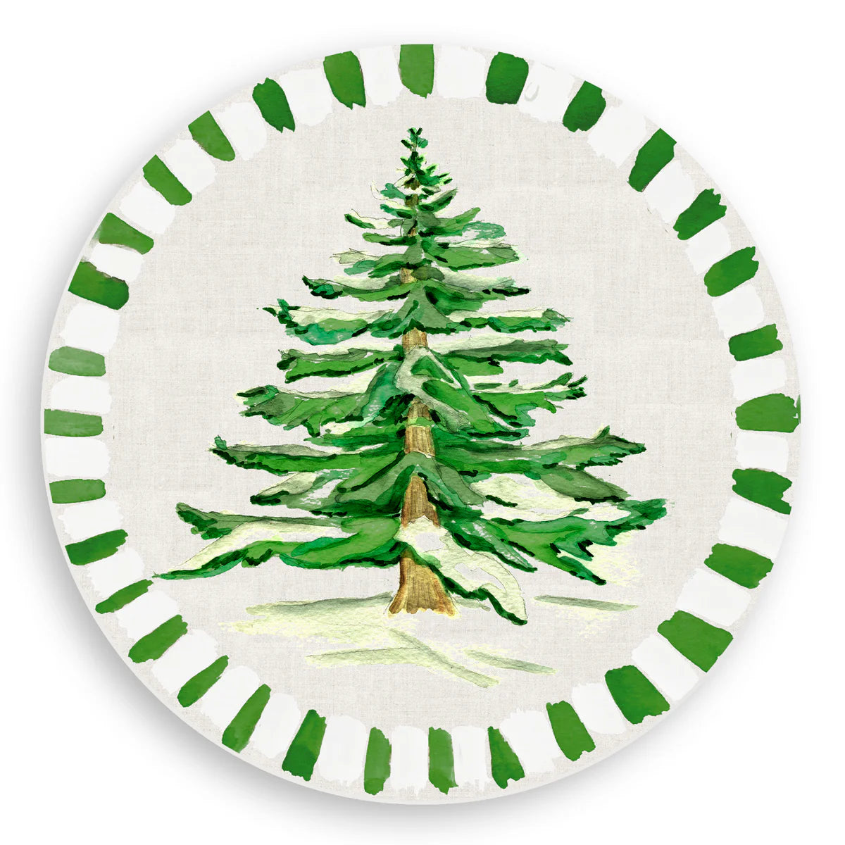 Wintery Tree Vinyl Placemat